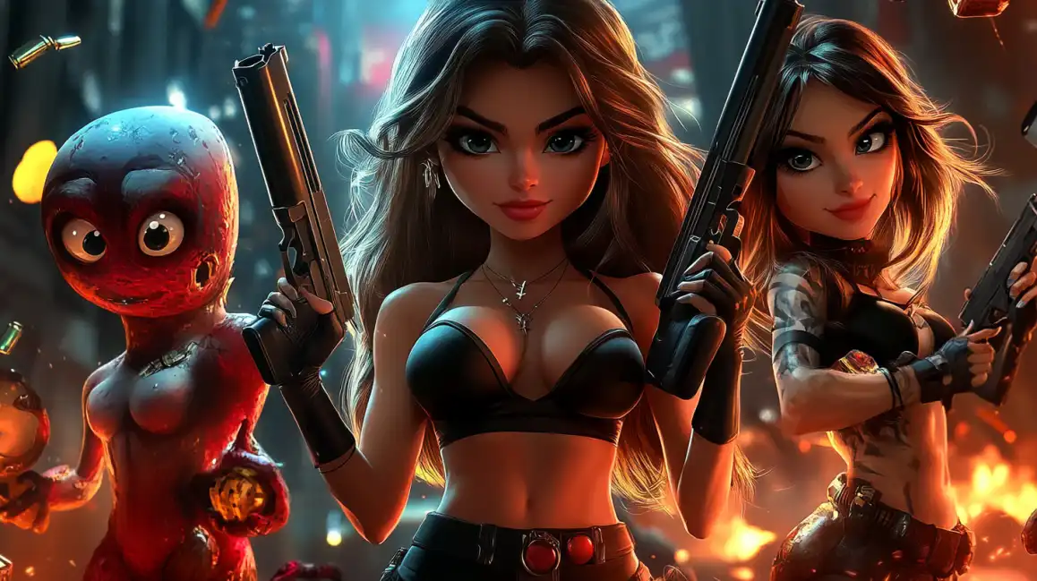 A team of fierce heroines and their alien sidekick are ready for battle in one of the action-packed sci-fi slot adventures available to play exclusively at 1111BET44.