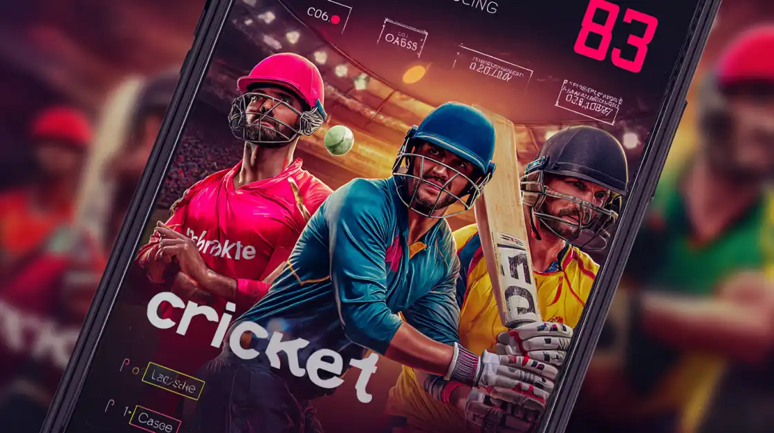 Bet Like a Pro with the 1111BET44 Cricket App. A professional cricket batsman shows off the 1111BET44 mobile app, your best tool for placing winning bets and following the live action of every exciting match.
